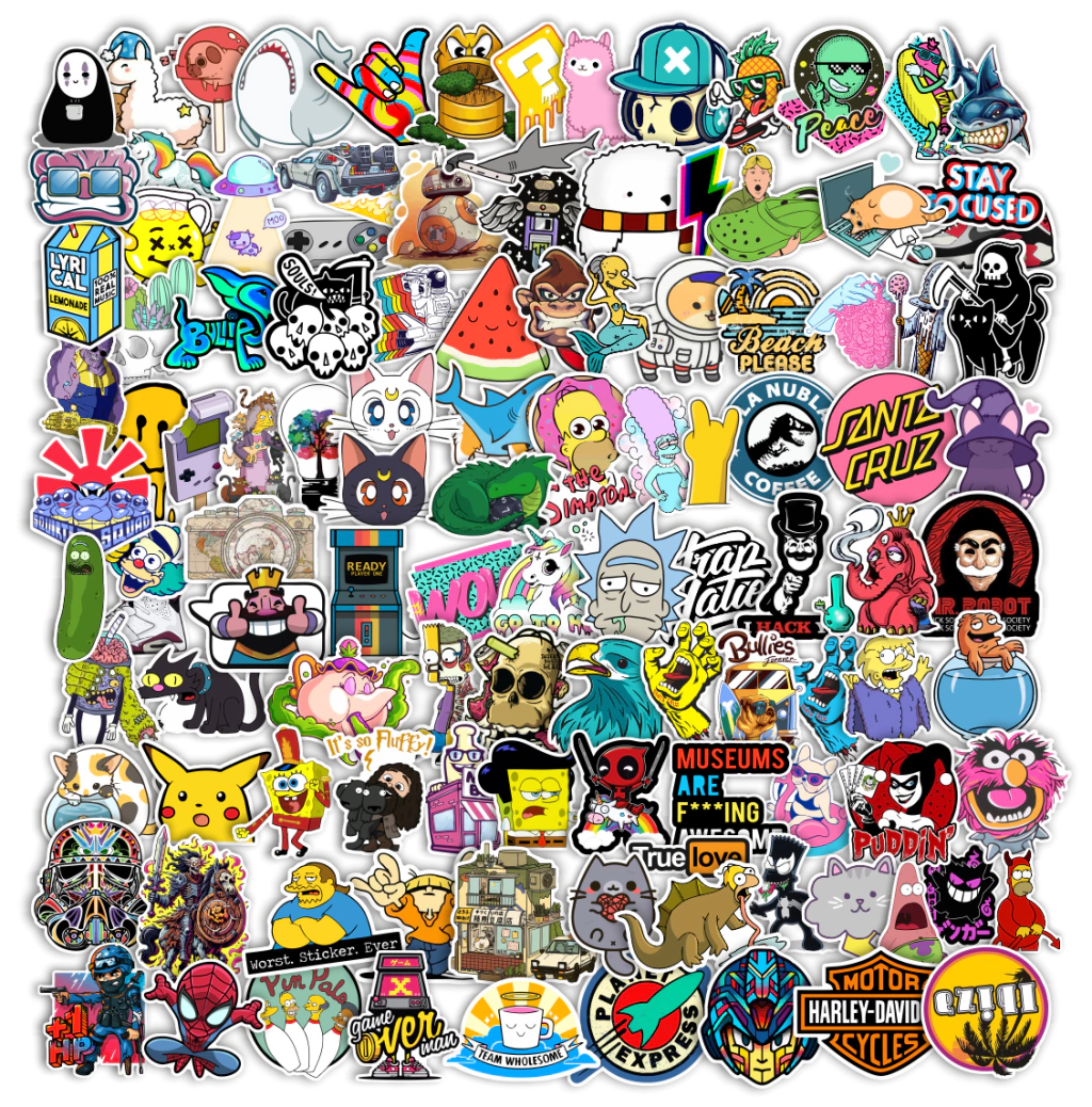 STICKERS CALCOMANIAS