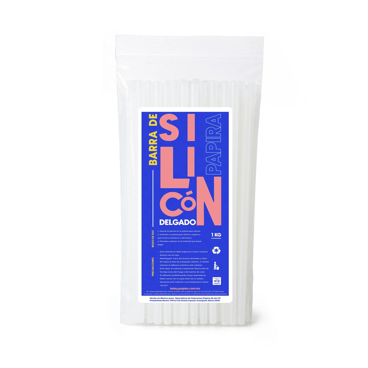 SILICON EN BARRA DELGADA BOL 1KG