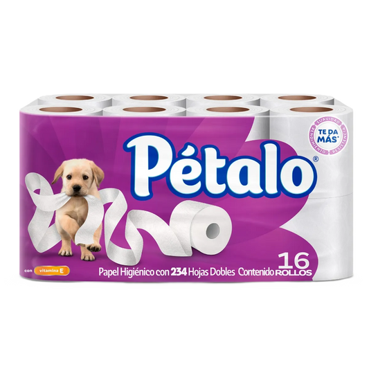 PAPEL HIGIÉNICO PÉTALO ULTRA JUMBO 16 ROLLOS