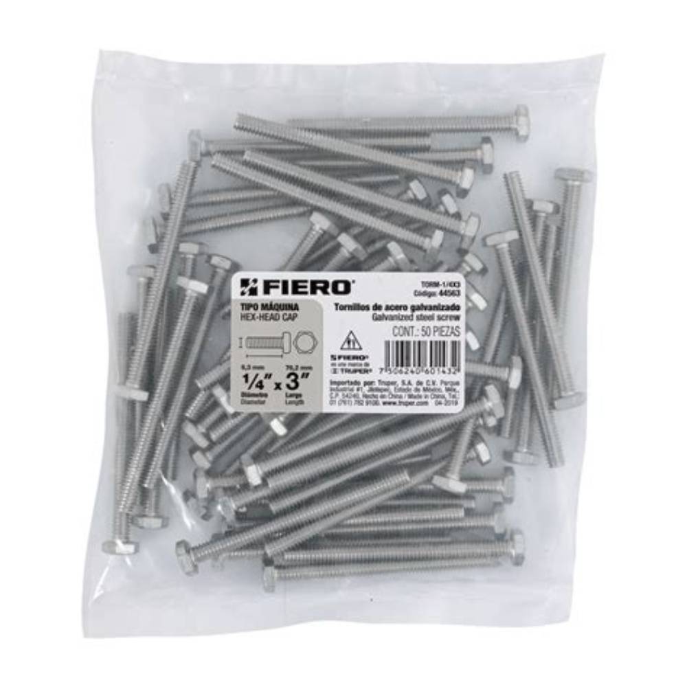 TORNILLOS 1/4" X 3"