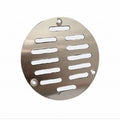 REJILLA DE ACERO INOXIDABLE PARA COLADERA 4" CON TORNILLOS PC-401