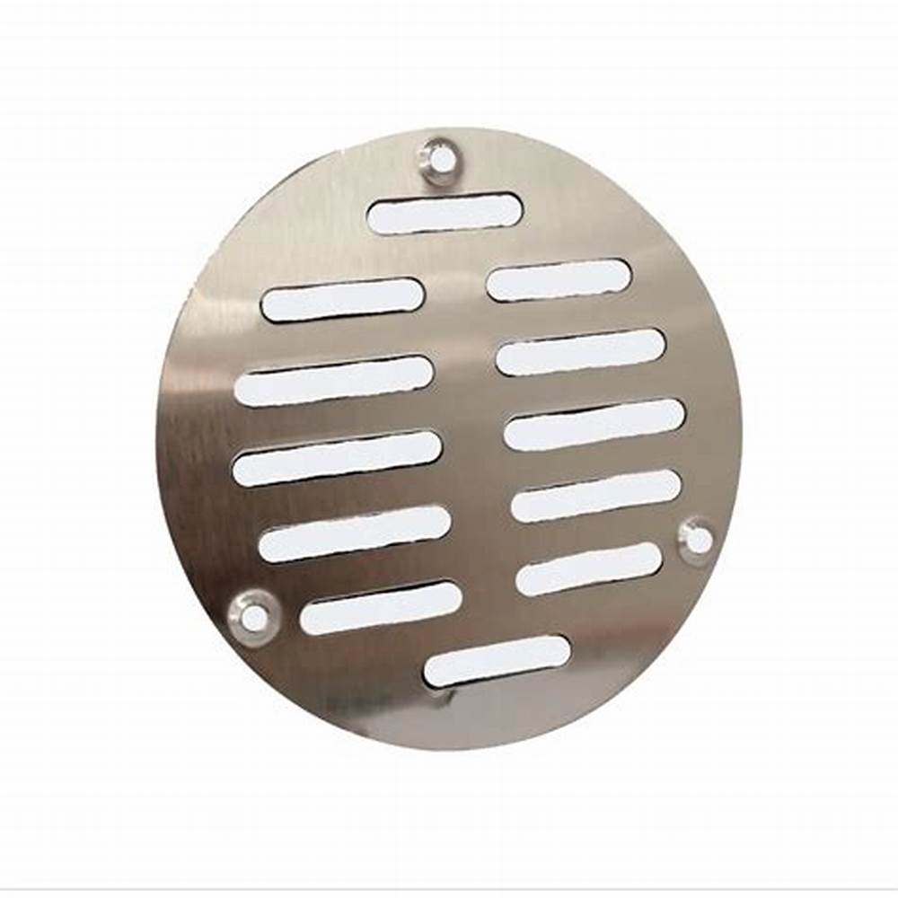 REJILLA DE ACERO INOXIDABLE PARA COLADERA 4" CON TORNILLOS PC-401