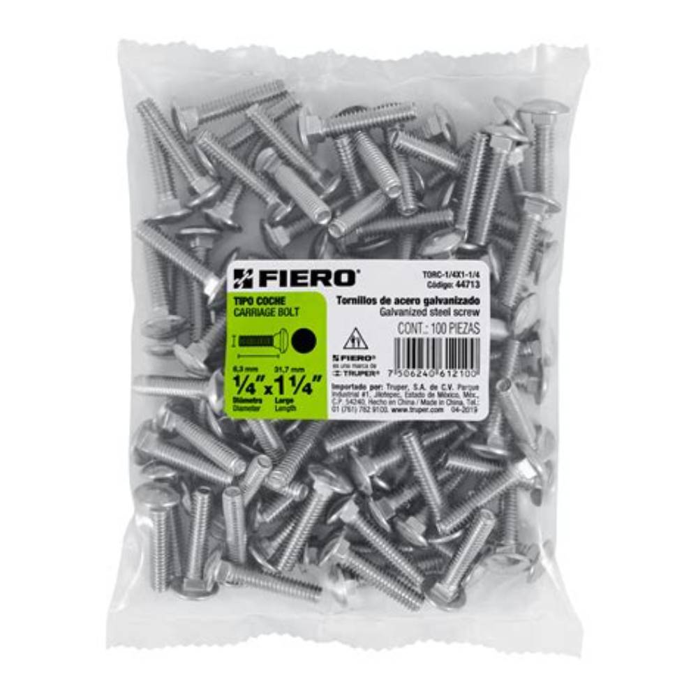 TORNILLOS 1/4" X 1 1/2"
