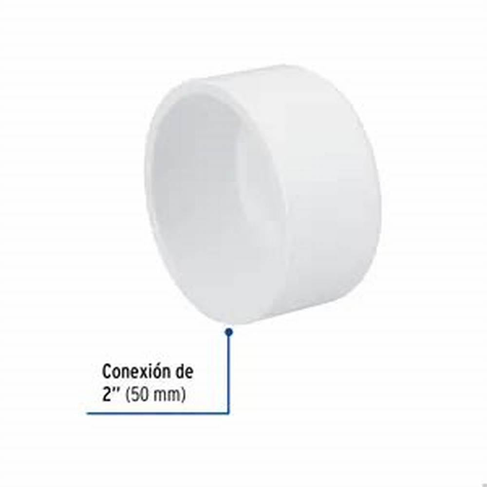 TAPÓN DE PVC 2", FOSET CONT. 1 PZA